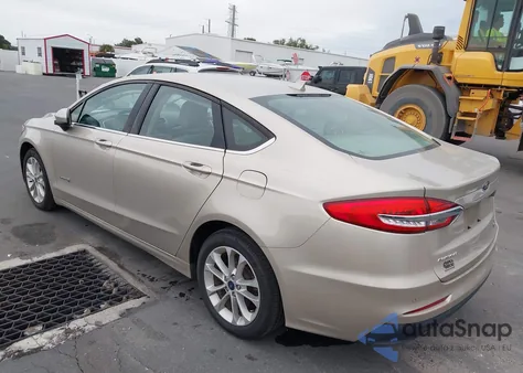 2019 Ford Fusion Hybrid Se из США, поврежденный, VIN 3FA6P0LU1KR272392
